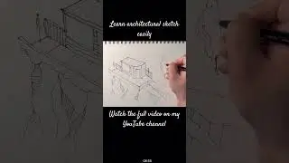 Learn architectural sketch and drawing easily #shorts #sketch #architecturedesign #architecture