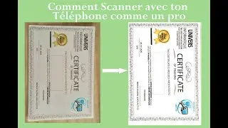 COMMENT SCANNER AVEC SON TELEPHONE COMME UN PRO