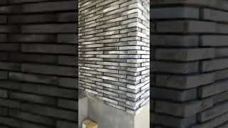 Облицовка фасада дома Три Д плиткой  #топ #diy #new