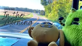 Scenic Morning Drive in a Skoolie | what a morning on the road looks like | Vlog #5