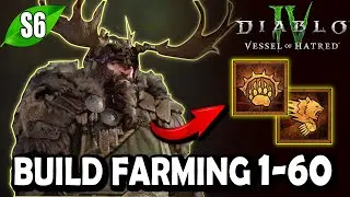 ✅BUILD DE DRUIDA 1-60 para farmear el endgame Diablo 4 Temporada 6