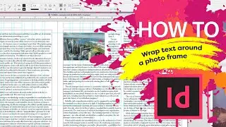 How to wrap text around a photo or image in Adobe® InDesign®