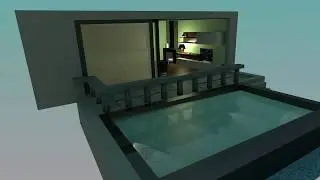 Interior & exterior design (Blender3d)