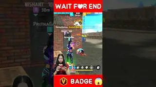 Biggest V"Badge YouTuber In Cs Rank 😰 Watch Till End 🤔 #freefire #shorts #prithagaming