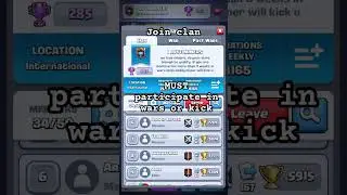 pls join our clan #clashroyale #clans