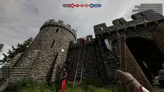 Mordhau, throwing axe to archer face