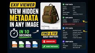 How to View Hidden Metadata Inside Any Image (EXIF Viewer Tutorial)