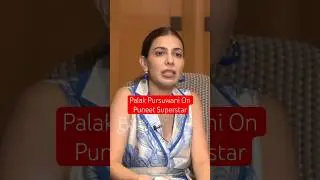 Palak Pursuwani On Puneet Superstar. #puneetsuperstar #shorts