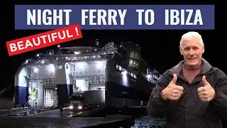 VALENCIA to IBIZA by Night Ferry. | Ferry review of Trasmed's 'City of Barcelona'.