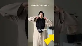 Tutorial hijab Segiempat #shortvideo