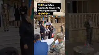 kaşki hər kəs şəhid sevgisini acısını belə yaşasa - bala qız həm özü ağladı - hamını agladan seir