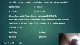 MOST IMP. MCQ OF BRICKS ,BEADS AND BONES