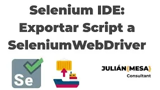 Exportar Selenium IDE script a Selenium Webdriver