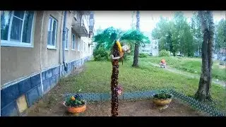 ПАЛЬМА ИЗ ПЛАСТИКОВЫХ БУТЫЛОК СВОИМИ РУКАМИ/ПРОСТОЙ СПОСОБ