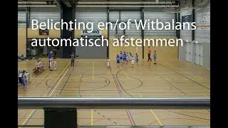 Automatische instellingen witbalans en belichting