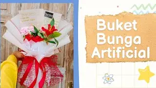 Tutorial Buket Bunga Artificial || Diy Buket Bunga