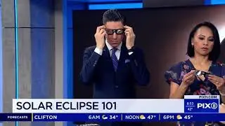 WPIX-TV Morning Show | Hazel Sanchez and Dan Mannarino | “Solar Eclipse 101”