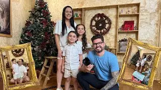 Vlog do nosso ensaio de fotos de natal, quem ama fotos assim ?