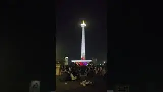 Sebelum Negara Corona Menyerang; Pertunjukan Video Mapping di Monas (29/12/19) | Malam Tahun Baru