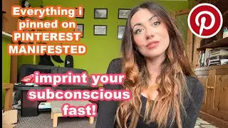 How i impress my subconscious mind with Pinterest! I manifested everything i saved!