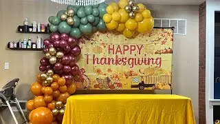 Cómo hacer una guirnalda de globos para el día de acción de gracias thanksgiving decoration 2024