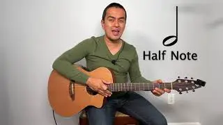 Lesson 10  Rhythm Notation |  How to read Whole, Half,  Quarter notes | Guitar Lessons