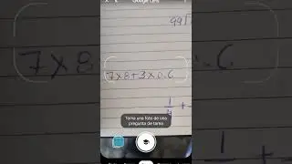 La función de #Google Lens que te ayuda a resolver problemas matemáticos. #Tarea #GoogleLens #Truco