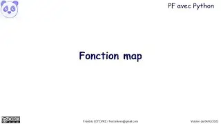 PF avec Python : La fonction « map »