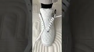 How To Lace Custom Air Force 1's  🤍 