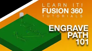 Fusion 360 - Engraving Text on Signs Tutorial - CNC Router - Short Tutorials #1 - (2023)