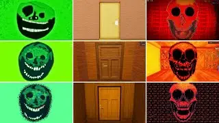 DOORS The Backdoor VS 8 Different BACKDOOR games | ALL JUMPSCARES | ROBLOX
