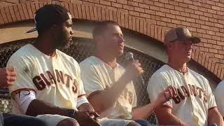 TY BLACH SPEAKS AT FELLOWSHIP DAY SF GIANTS 9/2/17