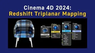 Cinema 4D: Redshift Triplanar Mapping