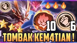 MOSKOV FIRE SPEAR 10 EMBERLORD + 6 BRUISER ❗ STRONGEST GOGO MAGIC CHESS COMBO 2025