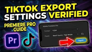 How to verify export settings for TikTok using Premiere Pro - Detailed Guide