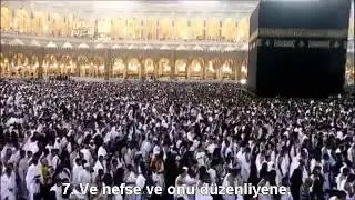 Şems Suresi Kabe İmamı Sudais Türkçe Altyazılı Mealli