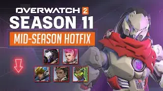 Recent Tank Patch NERFED 3 days later | Overwatch 2 - MID SEASON 11 Hotfix Patch