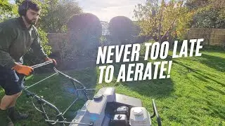 AUTUMN LAWN AERATION - IT'S NEVER TOO LATE TO AERATE