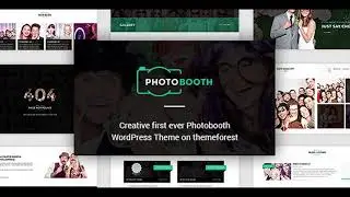 PhotoBooth - Photo Booth WordPress Theme | Themeforest Website Templates and Themes