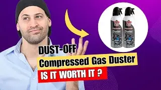 Disposable Compressed Gas Duster, 10 oz - Pack of 2