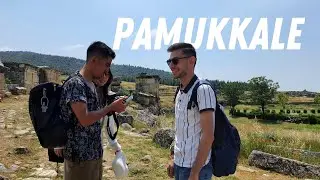 PAMUKKALE TURU | HOROZ İLE FOTOĞRAF ÇEKİLMEYENİ DÖVÜYORLAR! 😱