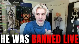 xQc Gets Permanently Banned LIVE!