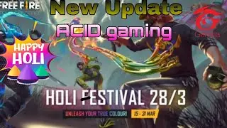 NEW Update || full Holi event || by Acid Gaming||