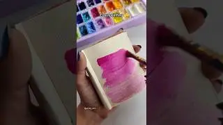 Easy art ideas 😱😲😮#art #gouache #mini #sketchbook #satisfying #shorts #viralvideo