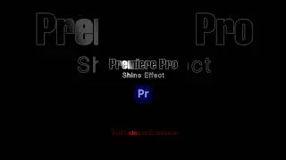 🎬 How to Make Shine Text Effect in Premiere Pro !!