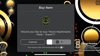 Sniping neon nightmares mask green 