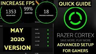 Razer Cortex Game Booster Advanced Setup For Gamers | INCREASE FPS|Reduce lag | Valorant Lag Fix