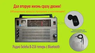 What can you do with one wireless earbud? Or how to install Bluetooth in the Selena B-216 radio.