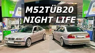 M52B20TU E46 Spirited Drive in the wet
