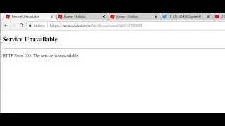 Roblox 503 Service Unavailable Hatası veriyor